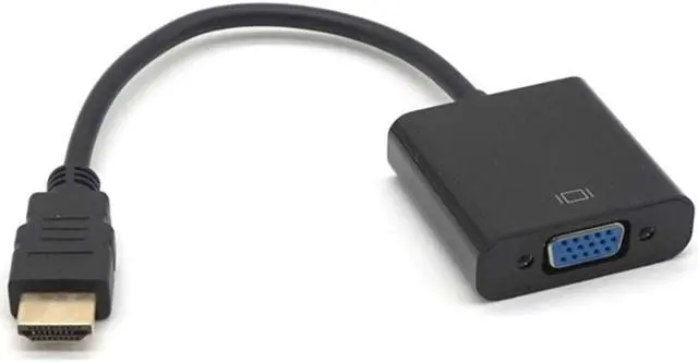 Alt view image 2 of 7 - Weastlinks HDMI to VGA Cable Converter Digital Analog HD 1080P For PC Laptop Tablet HDMI Male To VGA Female Converter Adapter