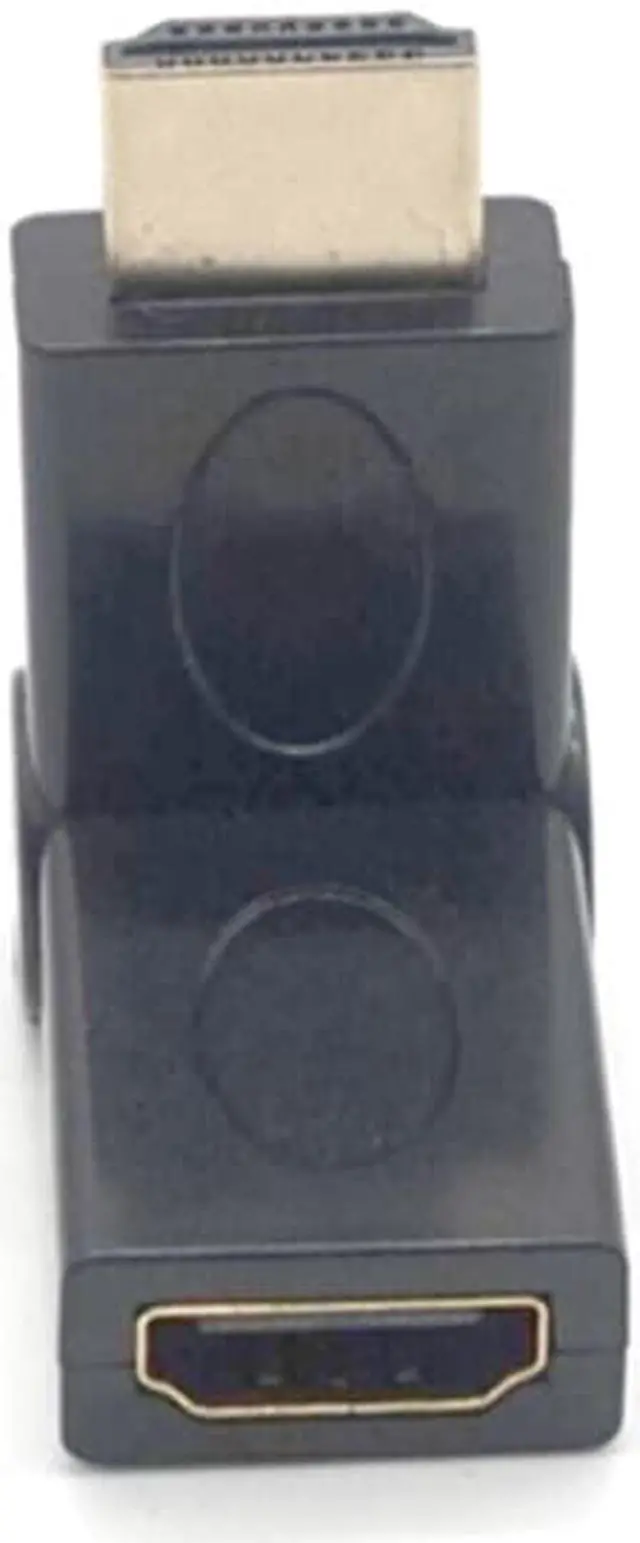 Alt view image 5 of 7 - Weastlinks HDMI Male to HDMI Female Cable Adapter Converter Right Angle 180 Degrees Rotate Extender for 3D 1080P HDTV XBOX PS3 DVD