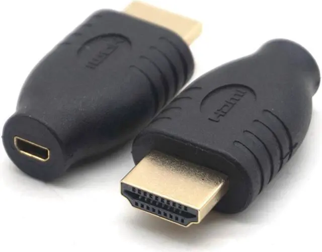 Alt view image 4 of 5 - Weastlinks 2PCS Professional HDMI Male to Micro HDMI Female converter Standard HDMI Male Type A to Micro HDMI Type D Female Socket Adapter