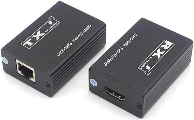 Alt view image 2 of 7 - Weastlinks 1080P HDMI Network Extender Adapter Over Single Cat 6-568B 30m Transmission HD Signal High Quality HDMI Extender