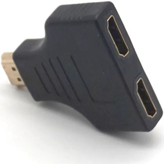 Alt view image 7 of 7 - Weastlinks 1080P HDMI-compatible to 2 Female 1 in 2 Out Splitter Adapter Converter HDMI 1 to 2 Cable