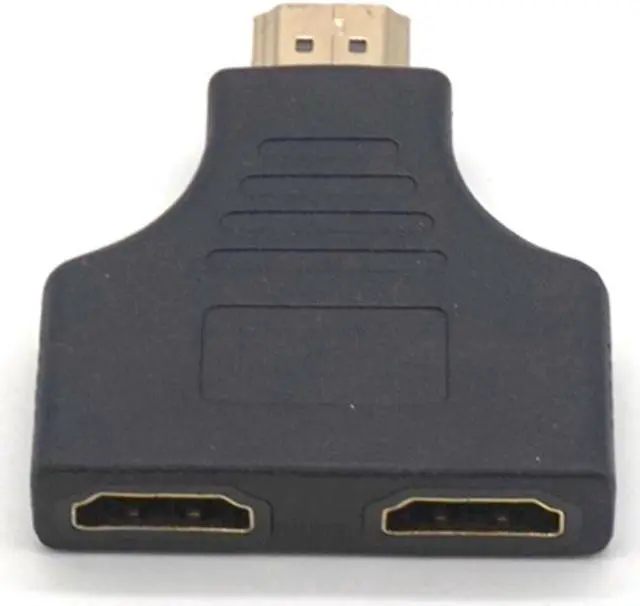 Alt view image 6 of 7 - Weastlinks 1080P HDMI-compatible to 2 Female 1 in 2 Out Splitter Adapter Converter HDMI 1 to 2 Cable