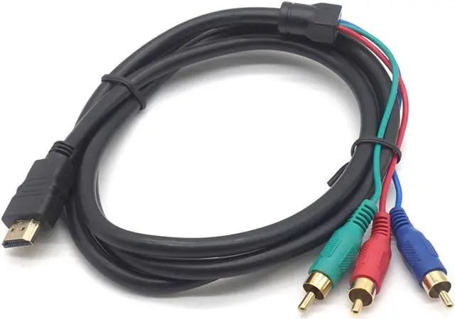 Alt view image 2 of 7 - Weastlinks HDMI to 3RCA Adapter Cable Audio Video AV Cables Adapters Converter Connector Component Wire Lead For HDTV