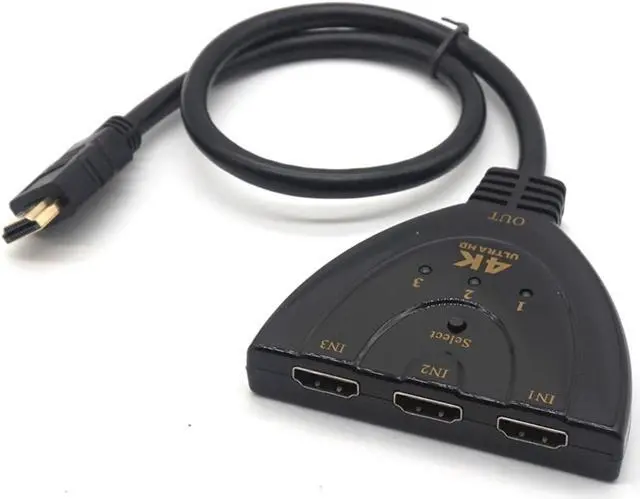 Main image of Weastlinks 4K*2K 3D Mini 3 Port HDMI Switch 1.4 4K Switcher HDMI Splitter 3 in 1 out Port Hub for DVD HDTV Xbox PS3 PS4