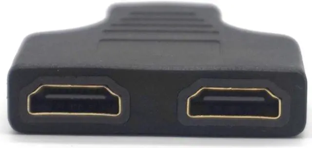 Alt view image 5 of 7 - Weastlinks 1080P HDMI-compatible to 2 Female 1 in 2 Out Splitter Adapter Converter HDMI 1 to 2 Cable