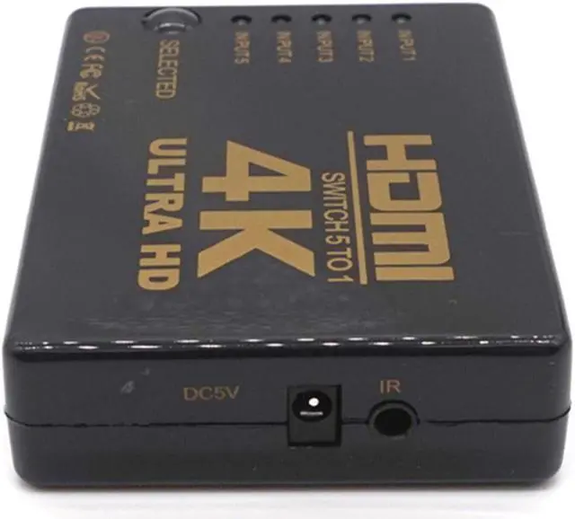 Alt view image 5 of 7 - Weastlinks Ultra HD 4K HDMI Splitter 1X4 Port 3D UHD 1080p 4K*2K Video HDMI Switch Switcher HDMI 1 Input 5 Output HUB Repeater Amplifier