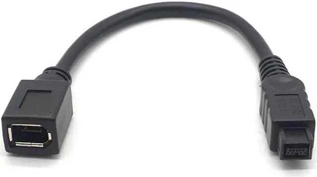 Alt view image 2 of 6 - Weastlinks 9Pin to 6Pin FireWire 800 - FireWire 400 9-6 Cable 9p Orbit 6p Female Interface FireWire Cable