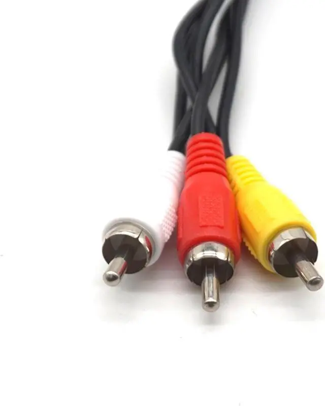 Alt view image 3 of 7 - Weastlinks 2pcs RCA Cable 3 RCA Male Jack to 6 RCA Female Plug Splitter Audio Video AV Adapter Cable