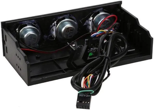 Alt view image 3 of 8 - Weastlinks 5.25" Stereo Surround Speaker PC Front Panel Computer Case Built-in Mic Music Loudspeakers STW-9005