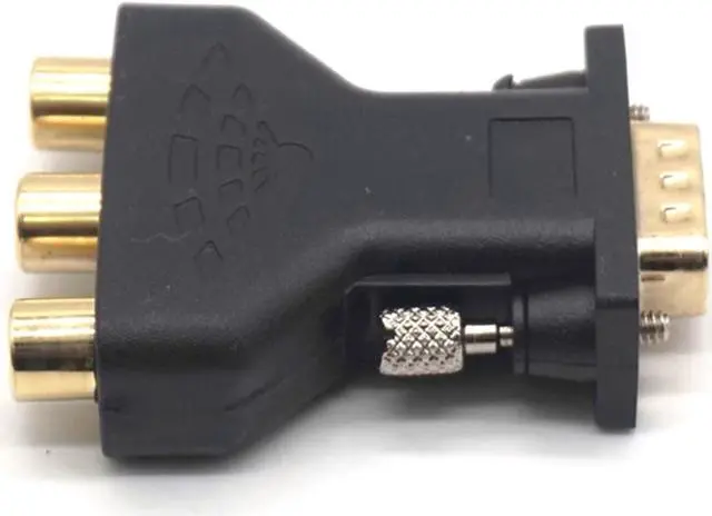 Alt view image 2 of 7 - Weastlinks RCA VGA Connecter Converter 3 RCA RGB Video Female To HD 15-Pin VGA Style Component Video Jack Adapter Plug