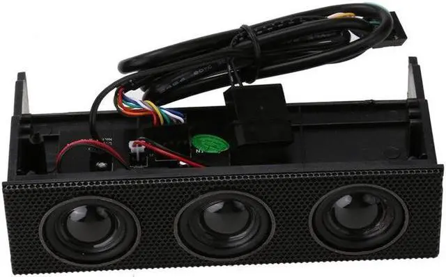 Alt view image 2 of 8 - Weastlinks 5.25" Stereo Surround Speaker PC Front Panel Computer Case Built-in Mic Music Loudspeakers STW-9005