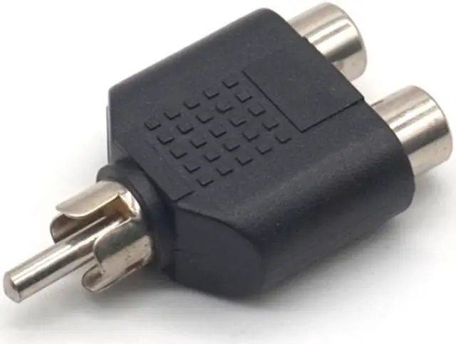 Alt view image 2 of 7 - Weastlinks 5pcs RCA Jack Plug Y Splitter 1 Male to 2 Female AV Audio Video Plug Converter Adapter AV RCA Splitter Y