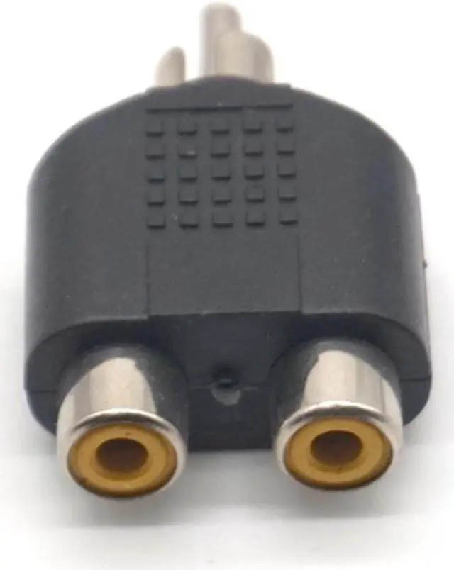 Alt view image 4 of 7 - Weastlinks 5pcs RCA Jack Plug Y Splitter 1 Male to 2 Female AV Audio Video Plug Converter Adapter AV RCA Splitter Y