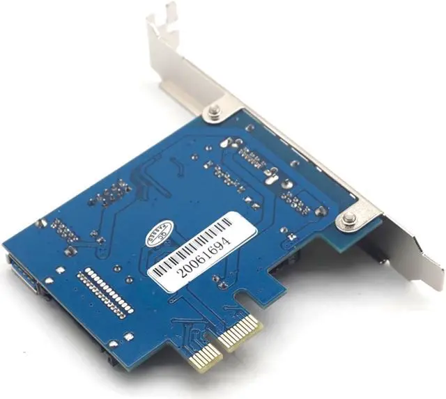 Alt view image 6 of 7 - Weastlinks PCI express to 2 ports USB3.0 + Power eSATA Converter Card with 9pin USB + 15pin SATA Power Socket
