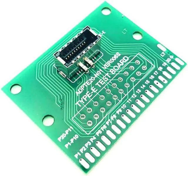 Alt view image 2 of 7 - Weastlinks TYPE-E Test Board TYPE E Female Port Universal Board USB 3.1 20pin Test Card Adapter for USB3.1 Front Panel Cable Test PCB Board