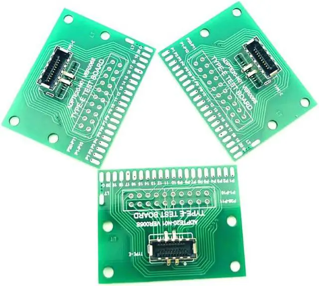 Alt view image 7 of 7 - Weastlinks TYPE-E Test Board TYPE E Female Port Universal Board USB 3.1 20pin Test Card Adapter for USB3.1 Front Panel Cable Test PCB Board