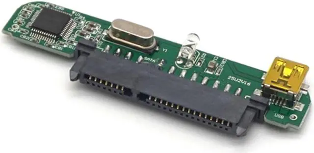 Alt view image 5 of 7 - Weastlinks 2.5 inch SATA PCB circuit board common brand mobile hard disk box adapter card USB2.0 transfer interface