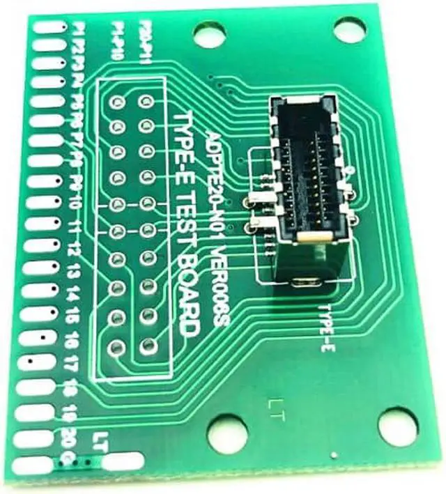 Alt view image 4 of 7 - Weastlinks TYPE-E Test Board TYPE E Female Port Universal Board USB 3.1 20pin Test Card Adapter for USB3.1 Front Panel Cable Test PCB Board