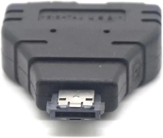 Alt view image 3 of 7 - Weastlinks Power ESATA to USB + ESATA Data Transfer Combo Male to USB Interface 2.0 eSATA Female Adapter