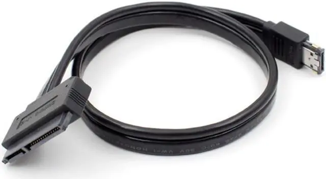 Main image of Weastlinks Dual Power eSATA USB 12V 5V Combo to 22Pin SATA USB Hard Disk Cable 22Pin SATA is (7pin+15Pin) Power Over eSATA connector