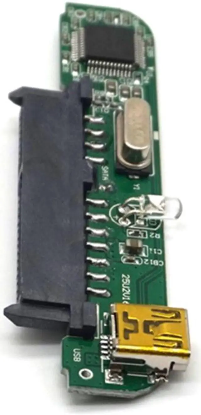 Alt view image 6 of 7 - Weastlinks 2.5 inch SATA PCB circuit board common brand mobile hard disk box adapter card USB2.0 transfer interface