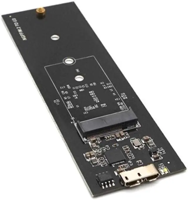 Alt view image 5 of 7 - Weastlinks USB3.0 to M.2 NGFF Storage Enclosure Case M.2 SATA Protocol SSD Solid State Drive Case Support 6Gb/s SSD Card Adapter