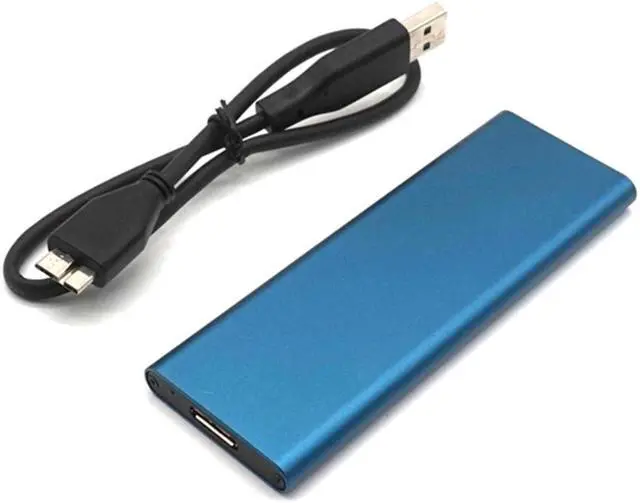 Alt view image 7 of 7 - Weastlinks USB3.0 to M.2 NGFF Storage Enclosure Case M.2 SATA Protocol SSD Solid State Drive Case Support 6Gb/s SSD Card Adapter