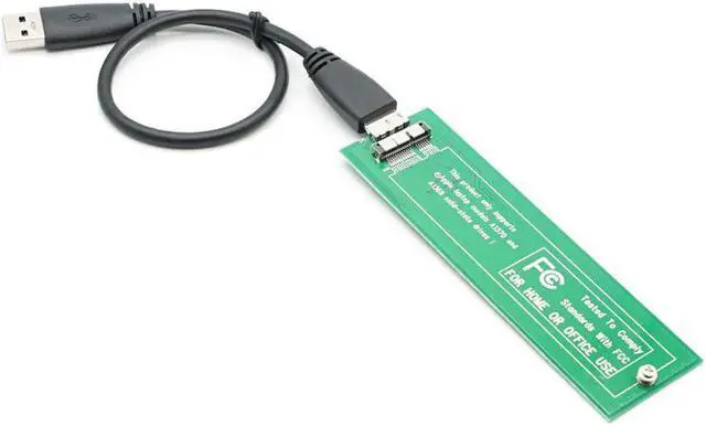 Alt view image 3 of 6 - Weastlinks USB3.0 to 6+12 pin SSD Hard disk Enclosure Adapter for 2010 2011 MacBook Air A1369 A1370 USB 3.0 To 6+12pin