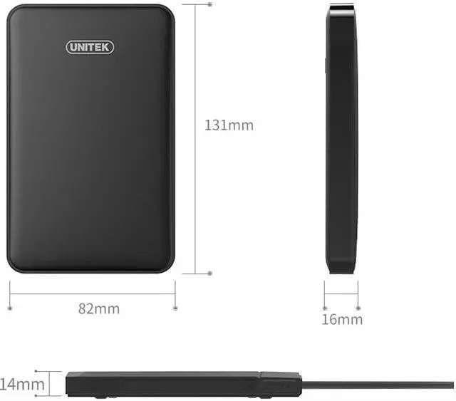 Alt view image 7 of 7 - Weastlinks Hard Disk Case USB3.0 2.5 inch hard disk box HDD case enclosure hard disk drive SATA3.0 TO USB 3.0