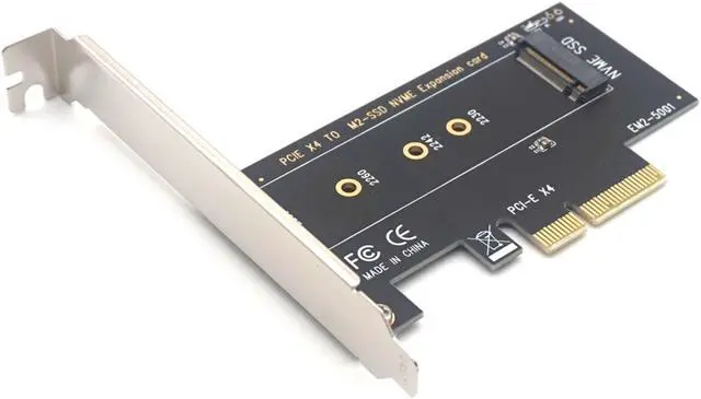 Alt view image 2 of 7 - Weastlinks NVME SSD M2 PCIE Adapter PCIE to M2 Adapter M.2 NVME SSD to PCI Express X4 Card Riser Adapter M Key for 2230-2280 M2 SSD