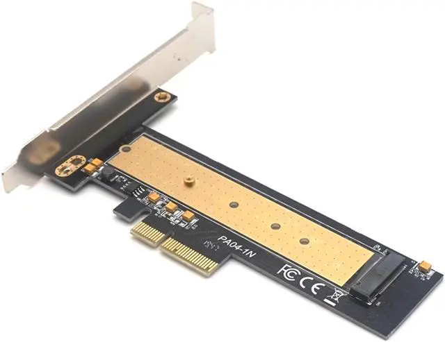 Alt view image 3 of 7 - Weastlinks M.2 NVME/NGFF SSD to PCI-e PCI Express X4 X8 X16 Adapter Converter Card With Long Short Dam-board and Screwdriver Adapter