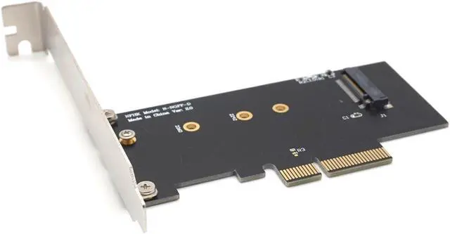 Alt view image 4 of 6 - Weastlinks Adapter Card to PCI-E x4 for M.2 NGFF SSD XP941 SM951 PM951 M6E 950 PRO SSD