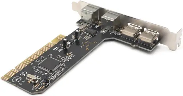 Alt view image 5 of 7 - Weastlinks 2 Ports PS2 PS/2 PCI Card+2 Ports USB2.0 PCI to PS2 Card With 2 Ports USB