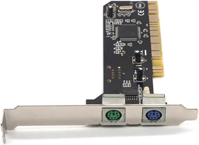 Alt view image 6 of 7 - Weastlinks PCI to 2 Ports PS2 PS/2 PCI Card PCI PS2 Card For PC