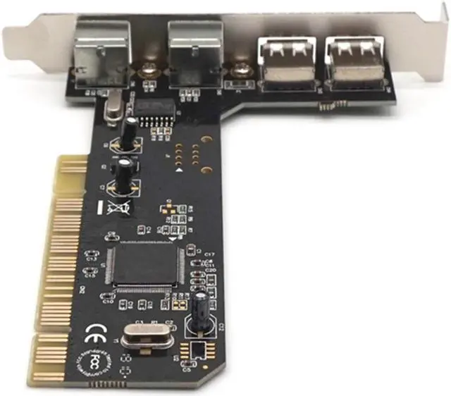 Alt view image 4 of 7 - Weastlinks 2 Ports PS2 PS/2 PCI Card+2 Ports USB2.0 PCI to PS2 Card With 2 Ports USB