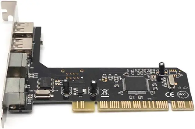 Alt view image 3 of 7 - Weastlinks 2 Ports PS2 PS/2 PCI Card+2 Ports USB2.0 PCI to PS2 Card With 2 Ports USB