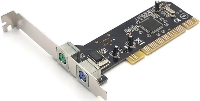 Alt view image 2 of 7 - Weastlinks PCI to 2 Ports PS2 PS/2 PCI Card PCI PS2 Card For PC