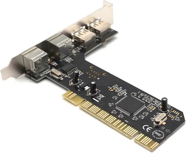 Alt view image 6 of 7 - Weastlinks 2 Ports PS2 PS/2 PCI Card+2 Ports USB2.0 PCI to PS2 Card With 2 Ports USB