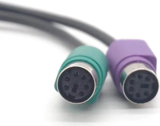 Alt view image 3 of 7 - Weastlinks USB to Dual PS/2 Cable USB Male to Female PS/2 Adapter Converter Extension Cord for Keyboard Mouse Scanning Gun PS2 to USB Wire