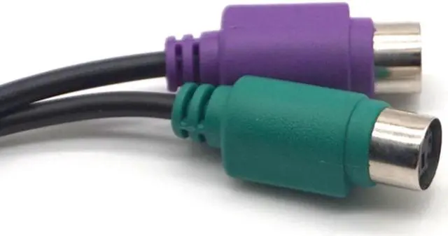 Alt view image 6 of 7 - Weastlinks USB to Dual PS/2 Cable USB Male to Female PS/2 Adapter Converter Extension Cord for Keyboard Mouse Scanning Gun PS2 to USB Wire