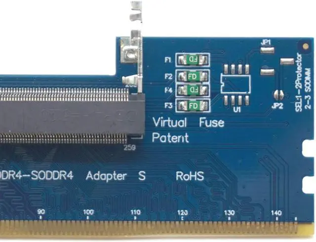 Alt view image 6 of 7 - Weastlinks Laptop DDR4 RAM to Desktop Adapter Card Memory Tester SO DIMM to DDR4 Converter