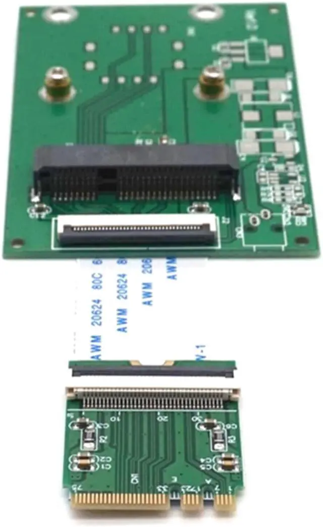 Alt view image 2 of 7 - Weastlinks M.2 to Mini pcie wireless network card Extension adapter A E key NGFF to Mini pci-e slot