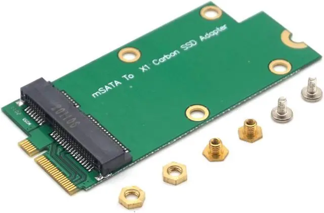 Alt view image 6 of 7 - Weastlinks Mini PCI-E mSATA SSD to Sandisk SD5SG2 Lenovo X1 Carbon Ultrabook SSD Add on Cards