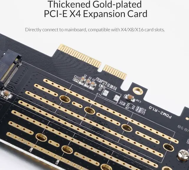 Alt view image 5 of 7 - Weastlinks PCI-E Express M.2 M B key Interface SSD M.2 NVME to PCI-E 3.0 X4 Gen3 Convert Card Support 2230-2280 Size Super Speed Card