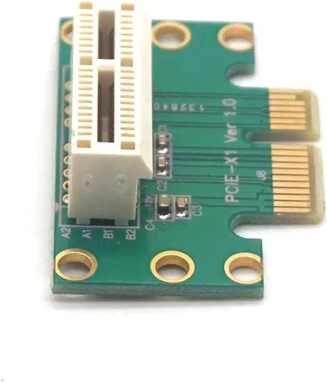 Alt view image 7 of 7 - Weastlinks PCI-E PCI Express X1 Adapter Riser Card PCI E PCIE X1 to X1 Slot Convert Card 90 Degree For 1U Server Chassis