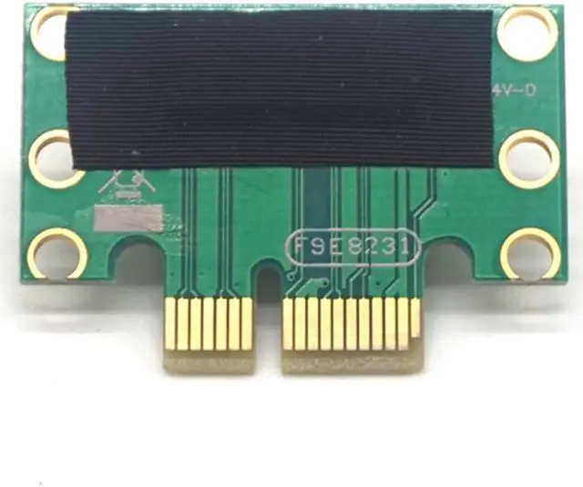 Alt view image 5 of 7 - Weastlinks PCI-E PCI Express X1 Adapter Riser Card PCI E PCIE X1 to X1 Slot Convert Card 90 Degree For 1U Server Chassis