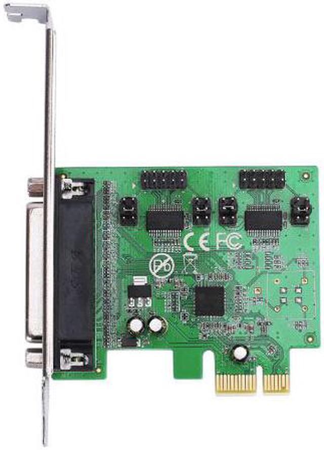 Alt view image 2 of 5 - Weastlinks PCIe Combo 2 Serial + 1 Parallel IEEE 1284 Controller card PCI express to RS232 com + printer LPT port adapter Moschip win10