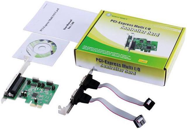 Alt view image 5 of 5 - Weastlinks PCIe Combo 2 Serial + 1 Parallel IEEE 1284 Controller card PCI express to RS232 com + printer LPT port adapter Moschip win10