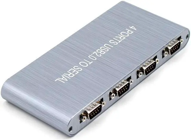 Alt view image 6 of 7 - Weastlinks 4 Port USB2.0 to Serial RS232 DB9 Splitter 4 com to usb2.0 RS-232 cable