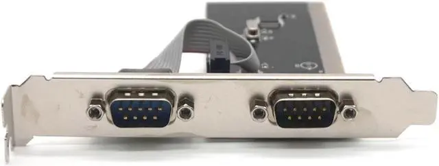 Alt view image 4 of 7 - Weastlinks PCI 2 Port Serial Expansion Card PCI to Industrial DB9 COM RS232 Converter Adapter Controller for Desktop PC with Low Bracket